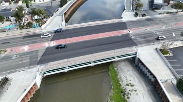 Warner Ave Bridge.EGGW Channel.Huntington Beach