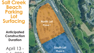Salt Creek Beach Construction Alert
