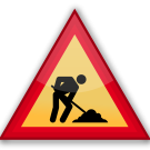 traffic warning sign
