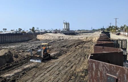 East Garden Grove-Wintersburg Channel Project Soil Wedge