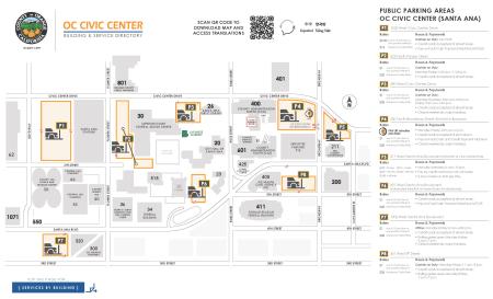 Map of OC Civic Center
