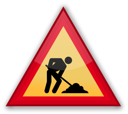 traffic warning sign